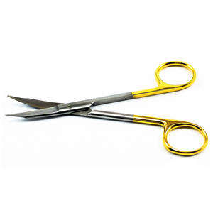 กรรไกรโกลด์แมนฟ็อกซ์คุณภาพสูง 3 ชิ้น แบบโค้ง TC ขนาด 13 ซม. สำหรับงานทันตกรรม ศัลยกรรม สัตวแพทย์ ตัดได้อย่างแม่นยำ รุ่นโปรแม็กซ์ - Product Image 6