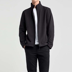 <b>Mens</b> Stretch Softshell Outdoor <b>Jacket</b> Wind Resistant <b>Lightweight</b> Casual Coat Zip Front Performance Layer For Active Daily Wear - Product Image 4
