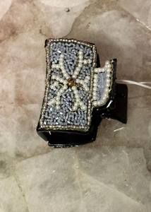 Barrette à cheveux en perles de verre et perles de rocaille, entièrement faite à la main, pour femmes et filles, bijoux fantaisie - Product Image 4