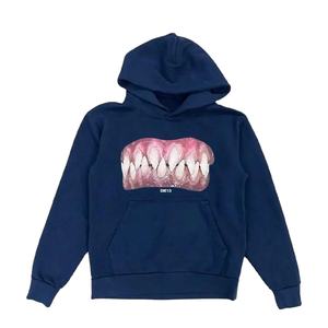 Grunge Goth Y2K rétro Hip Hop pull Punk Streetwear à capuche avec impression graphique décontracté mode polaire matériel - Product Image 5