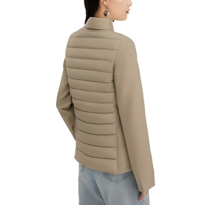 Parka matelassée imperméable d'<span class=keywords><strong>hiver</strong></span> pour les trajets quotidiens, avec col montant tissé et empiècements extensibles, douce et agréable pour la peau, idéale pour le travail - Product Image 1