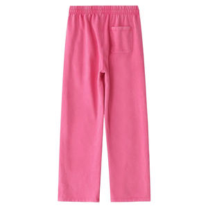 กางเกงวอร์มขาบานลำลองผู้ชายขายส่ง ทรงโอเวอร์ไซส์ ผ้าฟลีซหนานุ่ม เอวยางยืด ป้องกันขนร่วง สไตล์วิทยาลัย - Product Image 2