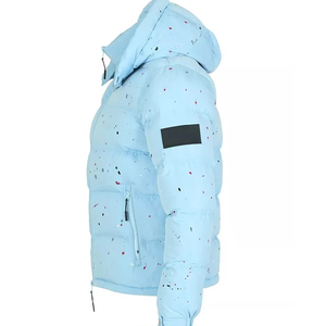 Mens Winter Lightweight Puffer Jacket Water Resistant Windproof Stand Collar Zipper Warm Outdoor Insulated <b>Coat</b> - Product Image 5