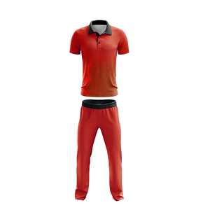 Uniforme de Cricket al Por Mayor a Precio Económico, Transpirable, de Manga Corta, Estampado, 100% Poliéster, con Nombre de Equipo Personalizado para Venta en Línea - Product Image 3