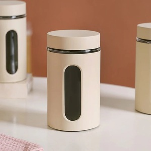 Pot de rangement en métal galvanisé pour la conservation des aliments dans la cuisine, conteneur pour la maison et les restaurants avec design personnalisé - Product Image 5