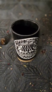 REHMAN CRAFT - Decoración Rústica para el Hogar Hecha a Mano con Cuerno de Búfalo Real y Vidrio Ecológico - Product Image 6