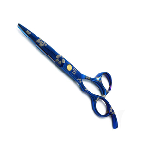 High Quality 420 Stainless Steel Barber Scissors Steel Handle Sharp <b>Edge</b> Beauty Hair Cutting <b>Tool</b> - Product Image 4