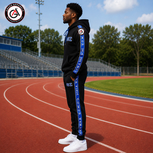 Survêtement en molleton d'hiver 100% coton pour femmes, broderie personnalisée Phi Beta Sigma |   Vêtements de sport brodés pour fraternités en gros - Product Image 3
