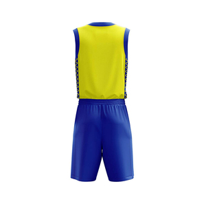 Tenue d'équipe de basketball, uniforme de basketball de qualité supérieure, uniforme de basketball 100% polyester - Product Image 4