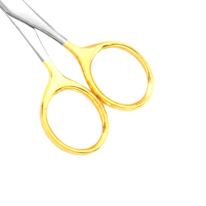 Tijeras Profesionales para Cutículas con Mango Dorado, Acero Inoxidable, Punta Fina y Afilada, Tijeras de Precisión para Recortar Cutículas de Uñas, Manicura - Product Image 6