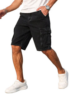 Pantalones Cortos de Mezclilla Rotos para Hombre, Estilo Urbano, Cómodos, para Gimnasio, Uso Casual, Verano, Tejido de Punto - Product Image 5