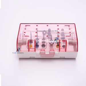 Kit de Extracción Dental Completo, Fresas con Recubrimiento de Diamante, Juego de Instrumentos Quirúrgicos Manuales de Acero Inoxidable Reutilizables, Ergonómicos, para Implantes, con Certificación CE - Product Image 2