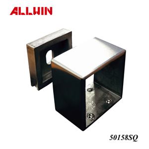 Soporte de Pasamanos de Acero Inoxidable con Acabado PVD Negro Mate, Diseño Moderno Ajustable para Aplicaciones en Hoteles, OEM ODM - Product Image 4