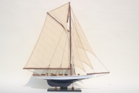 Modelo de Velero Defender, Hecho a Mano en Madera, Decoración Coleccionable Personalizada con Temática Oceánica, Ciudad de Ho Chi Minh, Gia