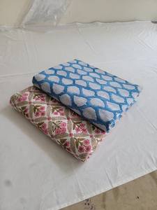 Tissu en coton tricoté respirant et écologique, imprimé Mughal Butta, fait main en Inde, pour la confection de robes et vêtements pour filles et femmes - Product Image 6