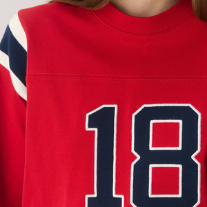 High Quality Vintage Oversized Knitted Cotton Long Sleeve T-<b>Shirt</b> For Women Custom Logo Front Breathable Summer Women's T-<b>Shirt</b> - Product Image 3