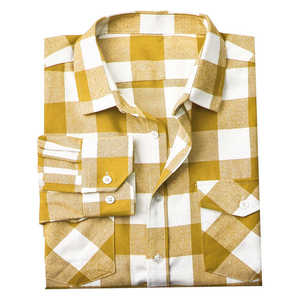 Chemise en flanelle pour homme fabriquée au Pakistan, avec fermeture boutonnée, coupe classique, manches longues, style décontracté, à carreaux. - Product Image 2