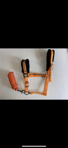 Harnais de cheval en nylon avec rembourrage doux, quincaillerie en laiton, équipement équestre durable et confortable - Robuste, toutes tailles - Product Image 4