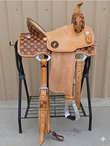 Silla de Montar Inglesa de Cuero Occidental de Alta Calidad para Exhibición, Precio Mayorista, Equipo Ecuestre Premium - Product Image 3