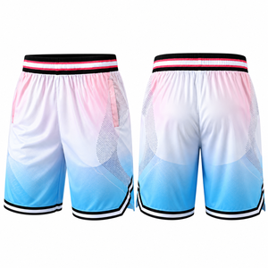 Pantalones Cortos de Baloncesto Sublimados Personalizados con Bolsillos, Transpirables, de Secado Rápido, con Paneles de Malla, para Deportes de Equipo, OEM, ODM, Venta al Por Mayor - Product Image 1