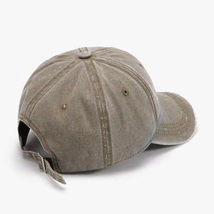 Hot Selling Vintage Washed Cap For Adults Solid Colore Blank <b>Hat</b> Vintage Wash Dad Caps Distressed Style Windproof Quick-dry Caps - Product Image 4