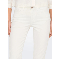 Jean en denim pour femme, coupe droite, taille mi-haute, respirant, style streetwear, hiver, couleur claire, longueur intégrale