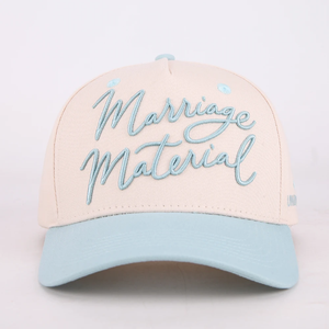 Casquette de baseball à 5 panneaux bicolore avec broderie 3D personnalisée, réglable, en coton, avec fermeture snapback, pour les voyages en plein air et les sports - Product Image 3