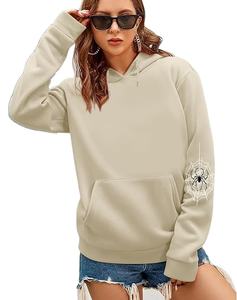 Sweat à capuche unisexe avec fermeture éclair Y2K imprimé à la mode sur logo d'hiver tissé neutre personnalisé pour hommes et femmes - Product Image 1