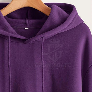 High Quality Casual Wear Women Crop Top Hoodies In Reasonable Price High Quality Best Selling Women Crop Top Hoodies - Product Image 5