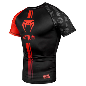 เสื้อรัดรูปแขนยาวสำหรับผู้ชาย พิมพ์ลายแบบ Heat-Transfer สีตัดต่อ ป้องกันรังสียูวี ระบายอากาศได้ดี แห้งเร็ว ป้องกันแบคทีเรีย - Product Image 3