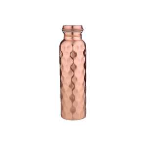 Botella de Agua Portátil de Cobre Puro BoldBlossom, Ecológica, con Diseño Moderno para el Hogar, Gimnasio, Yoga y Uso al Aire Libre - Product Image 1