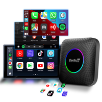 Carlinkit T Box Ambient Led 128GB Car Play Android Auto 8Gb Stereo Ai Box Youtube Netflix Wireless Carplay con ranura Sim