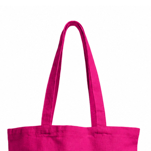 Sac de plage imprimé, design simple, tissu 100% coton, avec poignées, logo et taille personnalisés - Product Image 5