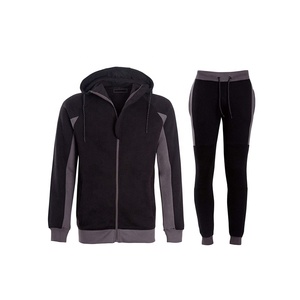 Custom Fabric Men's Blank Gym Hoodies With <b>Matching</b> <b>Joggers</b> Trousers Sports Tracksuit <b>Set</b> - Product Image 1
