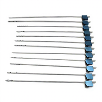 Kit de canules laparoscopiques Microaire Type Pal, 12 pièces, pour formation en chirurgie laparoscopique, instrument manuel