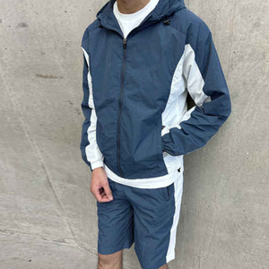 Hot Sale Men Windbreaker <b>Shorts</b> <b>Sets</b> In Reasonable Price Comfortable Windbreaker Jackets With Elastic Waist <b>Shorts</b> - Product Image 6