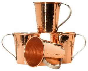 Mug en cuivre design baril, accessoires de bar rustiques, articles de barware, cadeau idéal pour les bars modernes - Product Image 5