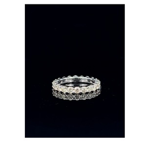 Anillo de Eternidad con Diamantes Cultivados en Laboratorio de 3.00ct en Plata de Ley 925 con Diamantes Cultivados en Laboratorio CVD Certificados por IGI para Compromiso - Product Image 2