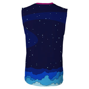 เสื้อกล้ามออกกำลังกายแบบยูนิเซ็กซ์  รับสกรีนโลโก้ ระบายอากาศได้ดี ใส่สบายๆ  ลายพิมพ์ไม่ซ้ำใคร ผ้าโมดอล/คอตตอน 200 กรัม แห้งเร็ว - Product Image 2