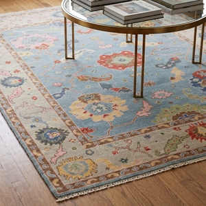 Alfombra de Lana Anudada a Mano de Primera Calidad, con Pelo Plano, Diseño Floral Multicolor, Alfombra Clásica de Larga Duración para Sala de Estar - Product Image 5