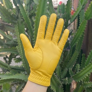 OEM Golf <b>Glove</b> Cabretta Leather Soft <b>Grip</b> Breathable Perforated Custom Logo Private Label Low MOQ Left Right Hand - Product Image 2