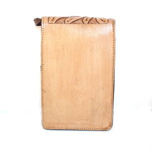 Bolso de Hombro de Cuero Vintage Unisex, Bolso de Viaje de Cuero Genuino, para Teléfono Móvil, Pasaporte, Tarjetas de Crédito, con Diseño Occidental - Product Image 3
