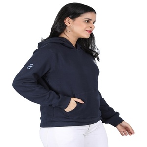 Personnalisable Logo Imprimé Surdimensionné Heavyweight Fleece Hoodies de tous les mélanges pour les femmes Nouveau Style Casual Hiver Stock Vente - Product Image 2