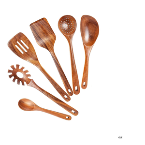 Spatules en bois pour pain au levain, ustensiles de cuisine, bâtonnets à remuer en bois, spatules à pain, fouets à pâte en bois résistants, spatules en teck - Product Image 1