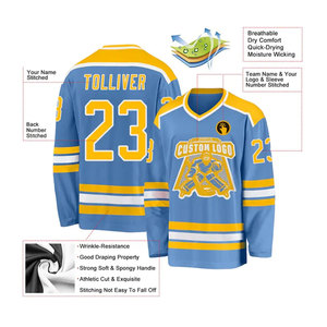 Maillot de hockey sur roulettes personnalisé, uniforme d'équipe par sublimation, broderie de logo personnalisée, twill, OEM, ODM, fabricant en gros - Product Image 5