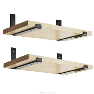Heavy Duty <strong>Shelf</strong> <strong>Brackets</strong> Metal <strong>Bracket</strong> for Floating <strong>Shelves</strong> Wall Mount with Hardware for Home Office Decor Hidden <strong>Shelf</strong> <strong>Bracket</strong> - Product Image 3