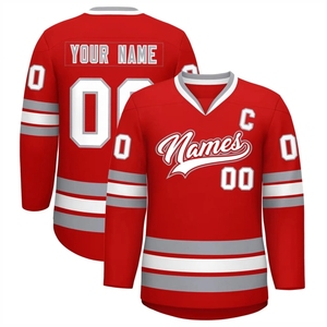 Jersey de Hockey sobre Hielo Sublimado Personalizado de Alta Calidad con MOQ Bajo y Colores Variados para Pedidos de Equipo - Product Image 6