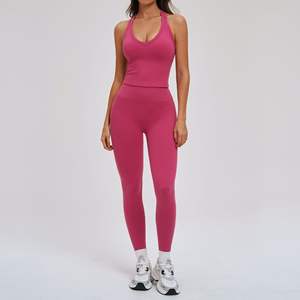 Ensemble de vêtements de sport personnalisés avec logo, 2 pièces, vêtements de sport pour femmes, vêtements de fitness, vêtements de yoga, vêtements de sport pour femmes, ensembles de fitness pour la salle de sport - Product Image 2