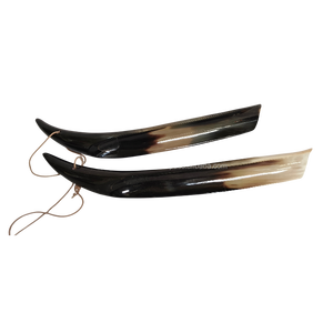 Premium Genuine Natural Horn Shoe Horn Handcrafted Long Handle Eco-Friendly Durable Medieval Viking Theme - Product Image 2