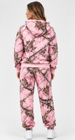 Ensemble sweat à capuche et pantalon de survêtement camouflage rose pour femme – Survêtement camouflage 2 pièces Fabricant OEM/ODM